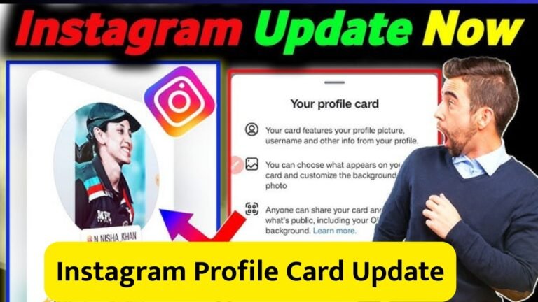 Instagram Profile Card Update