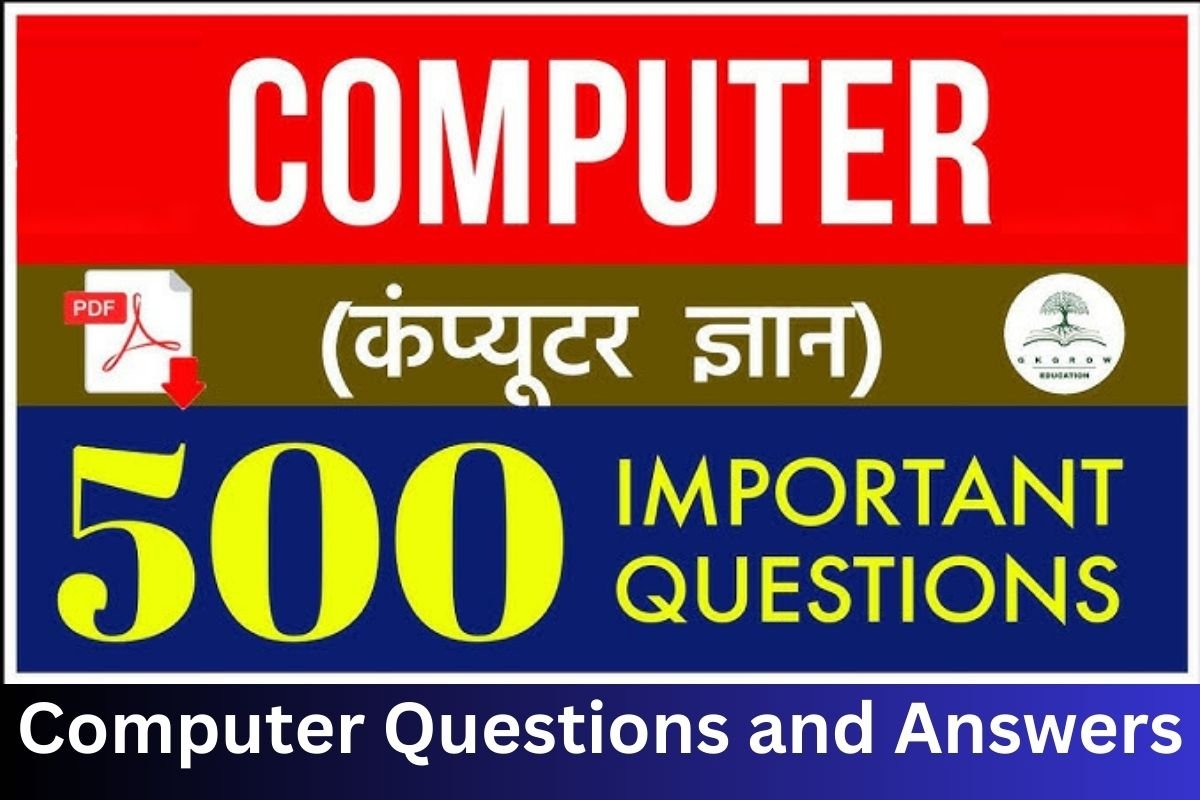 Top 500 Computer Questions and Answers in Hindi