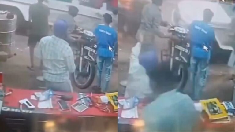 Dhar Girl Kidnap Viral CCTV Footage