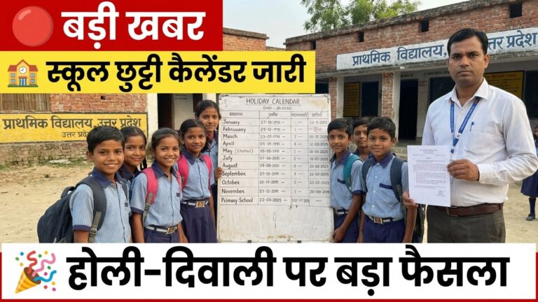 उत्तर प्रदेश में इस साल परिषदीय स्कूलों की छुट्टी का कैलेंडर जारी होने के बाद