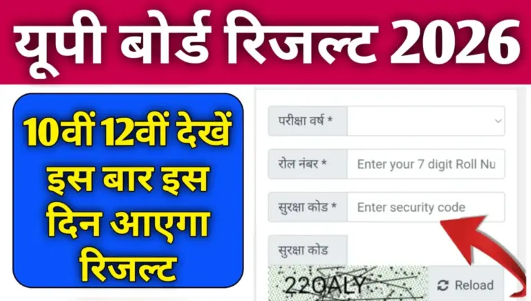 UP Board Result 2026 Date