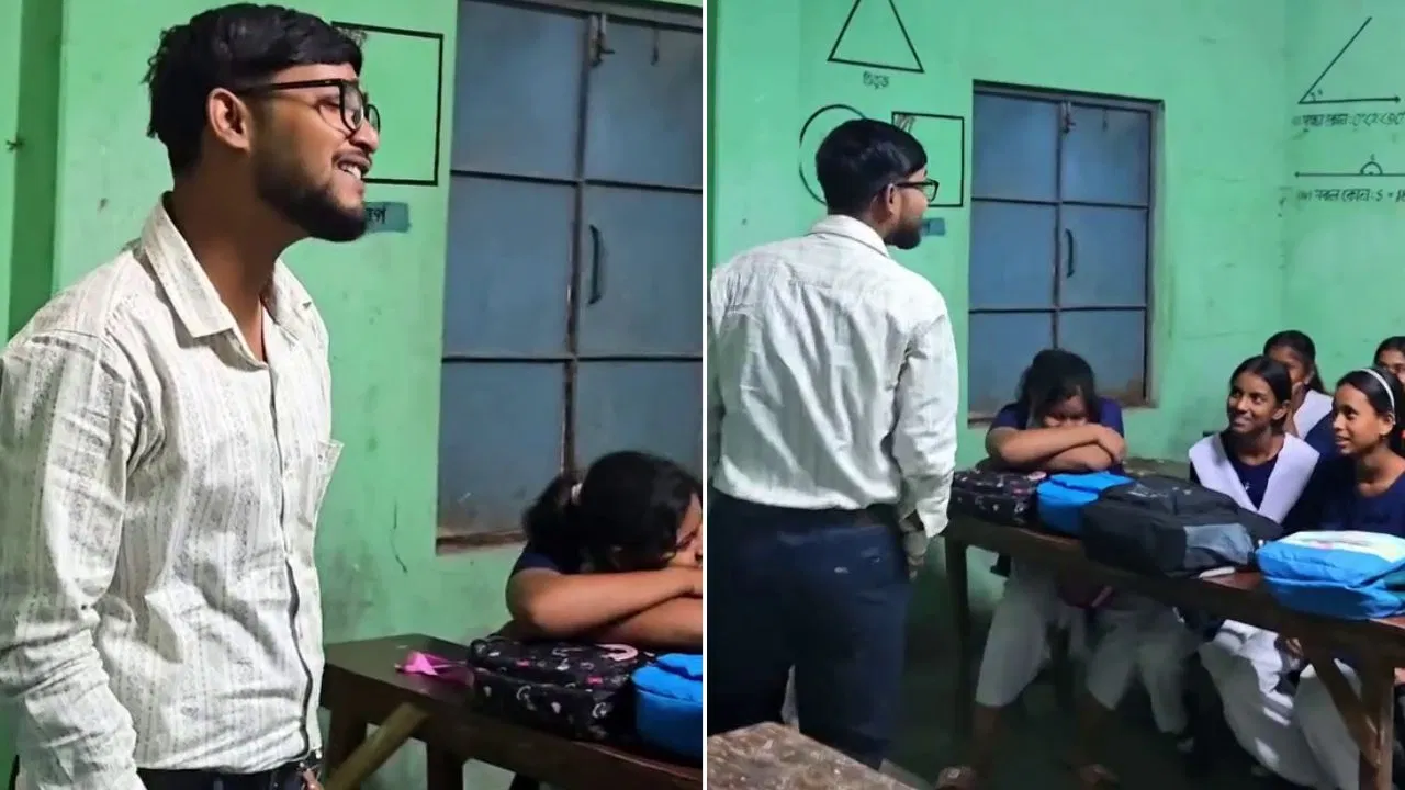 teacher singing video